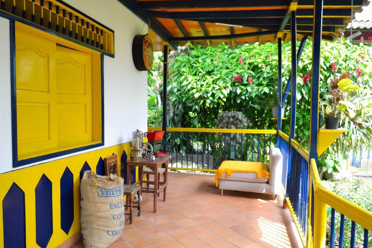 Casa Finca Villa Luz A 800 Mts Del Parque Del Cafe Montenegro Exterior foto